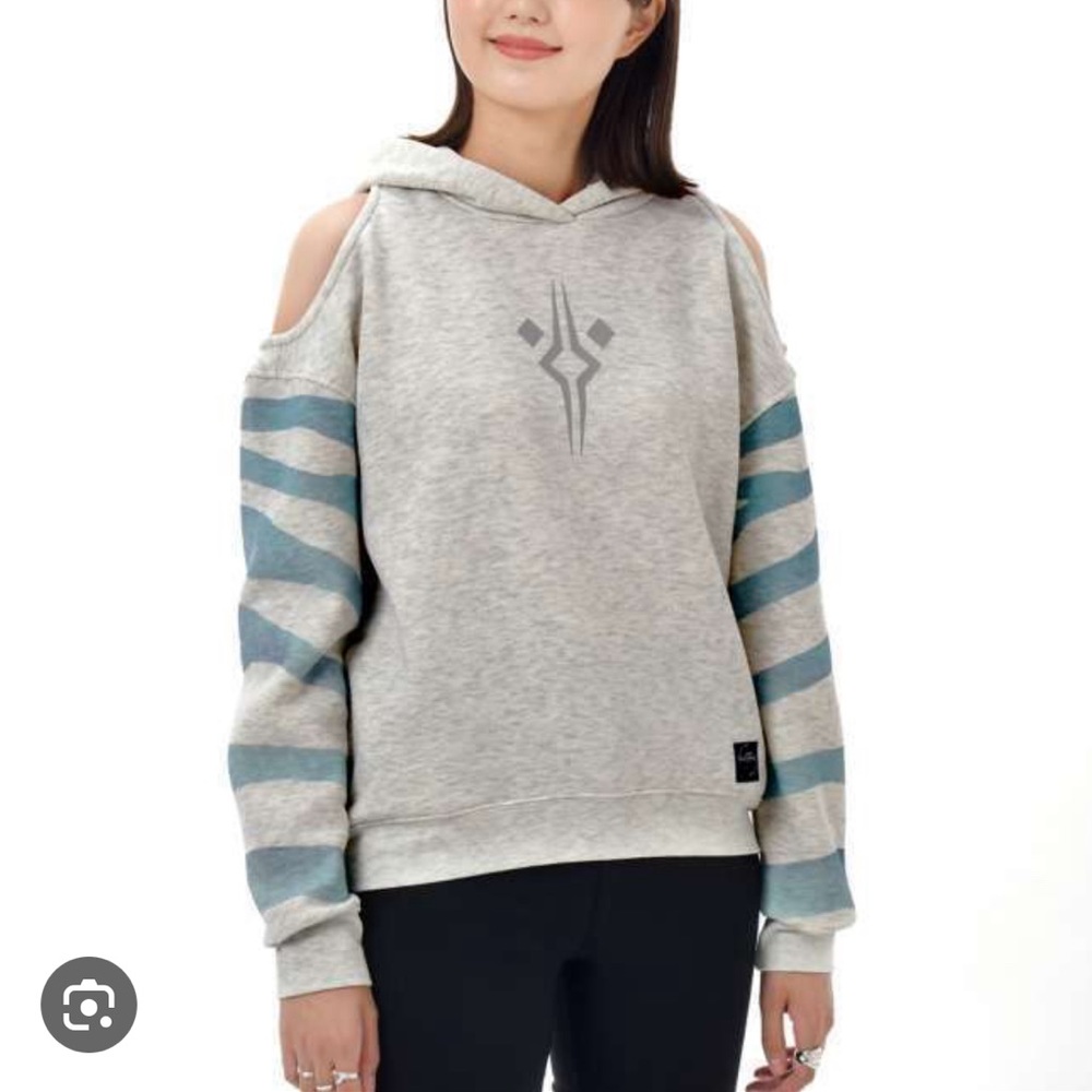 NWT XS Ahsoka Tano Cold Shoulder Hoodie
